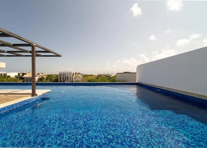 King W Private Balcony Rooftop Pool And Gym Сasa de vacaciones Tulum