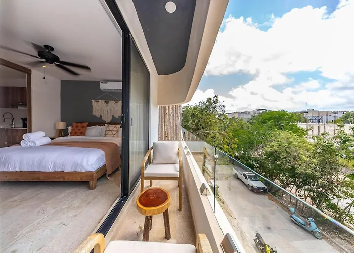 King W Private Balcony Rooftop Pool And Gym * Tulum